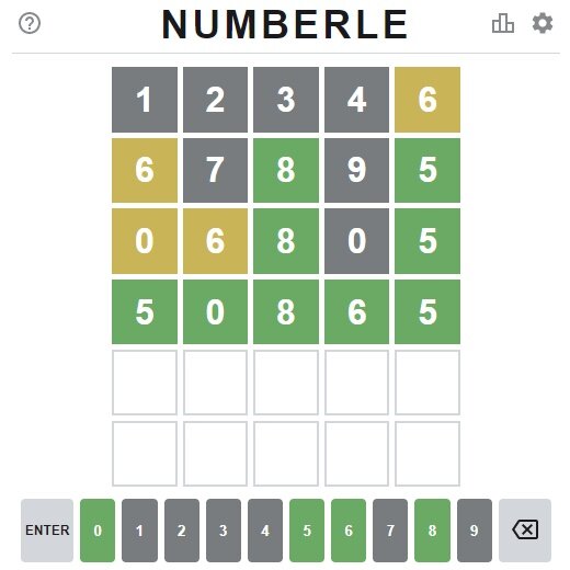 Numberle